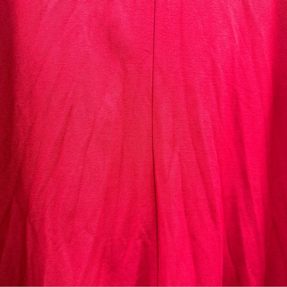 Ingrid & Isabel Maternity Red Flutter 3/4 Sleeve Round Neck Mini Shift Dress S‎ - Picture 12 of 14